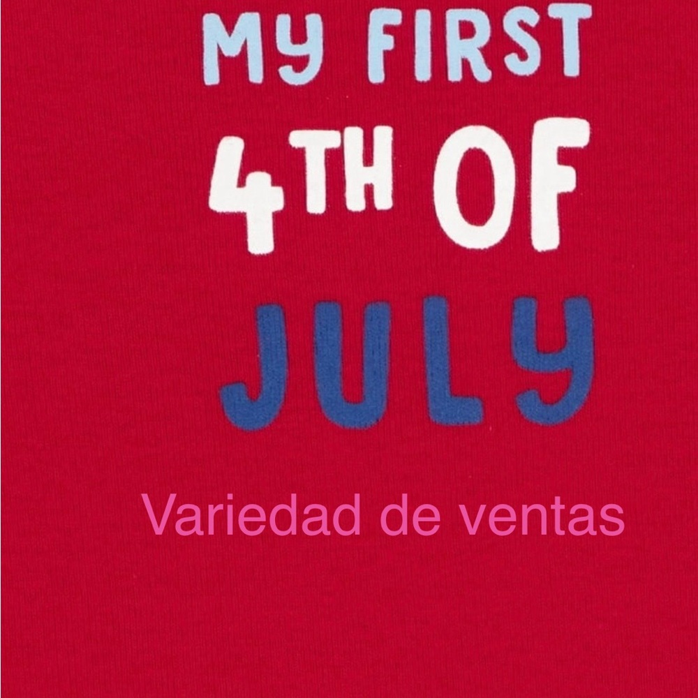 Red Kids 4th of July Shirt